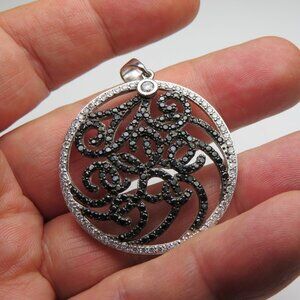 Sterling Silver Diamond Pendant